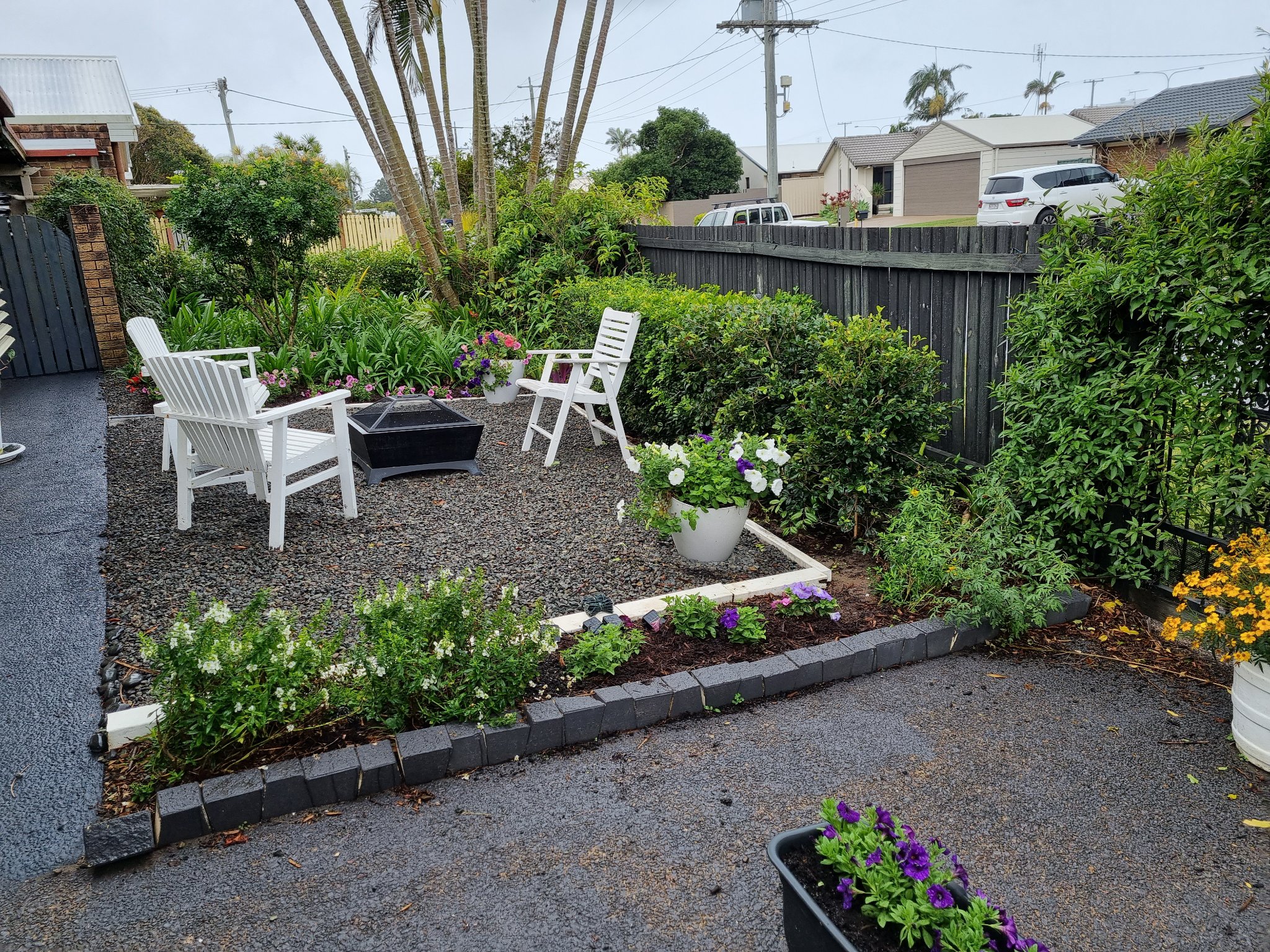 Courtyard planting